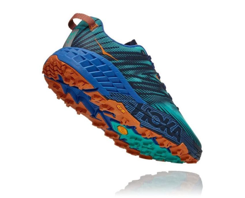 HOKA ONE ONE Speedgoat 4 for Men Atlantis / Dazzling Blue