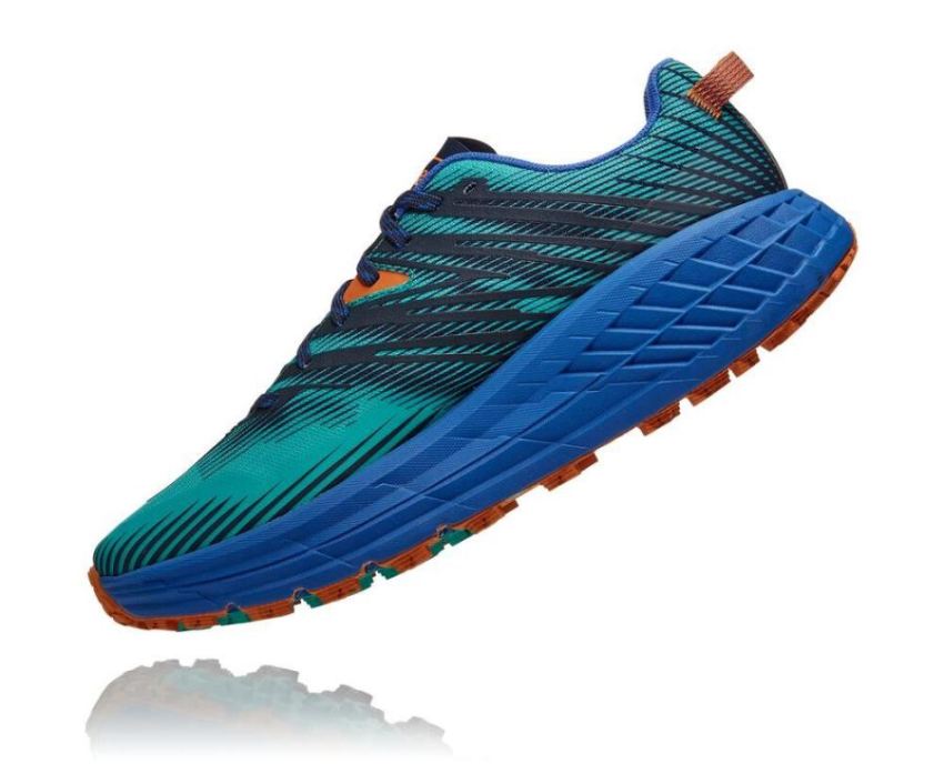 HOKA ONE ONE Speedgoat 4 for Men Atlantis / Dazzling Blue