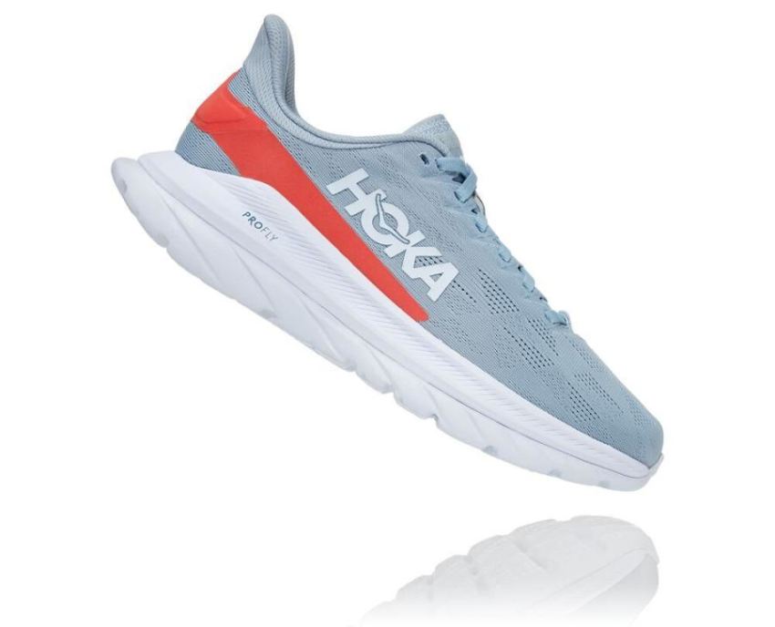 Mach 4 Running Shoe Blue Fog / Hot Coral