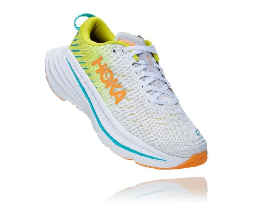 HOKA ONE ONE Bondi X for Women White / Evening Primrose