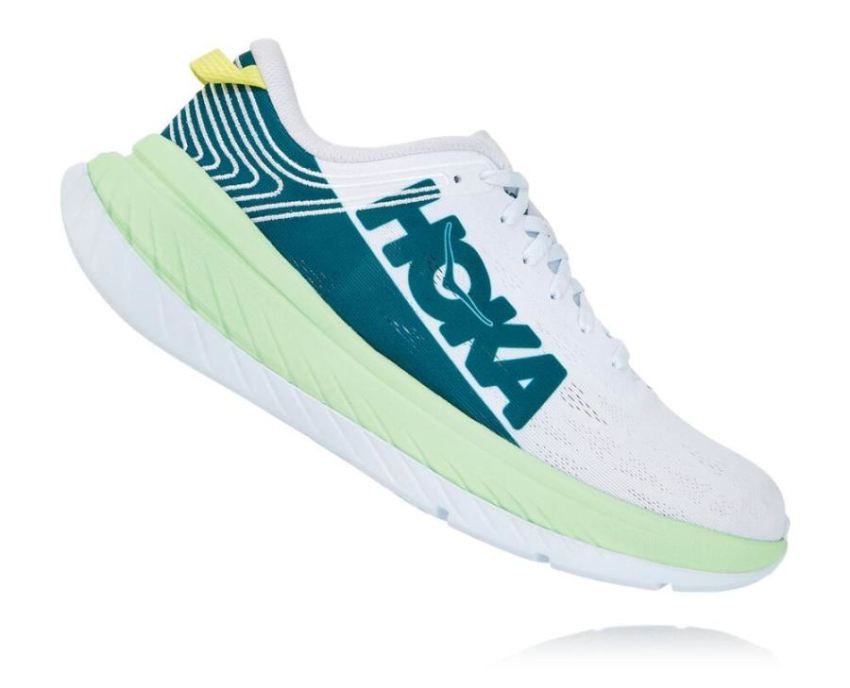 HOKA ONE ONE Carbon X for Men Green Ash / White