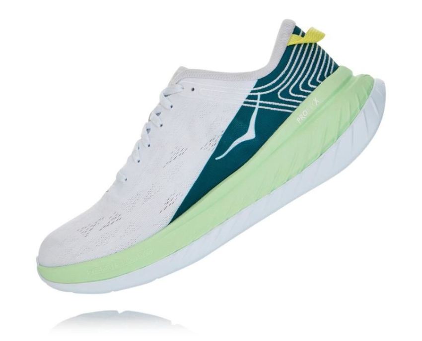 HOKA ONE ONE Carbon X for Men Green Ash / White