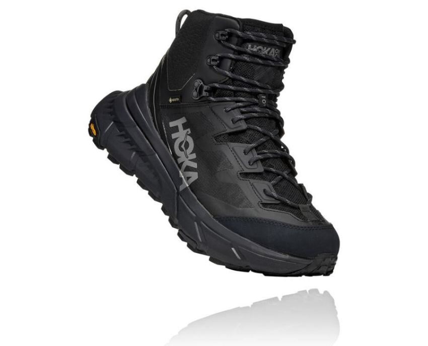 HOKA ONE ONE TenNine Hike GORE-TEX for Men Black / Dark Gull Gra - Click Image to Close