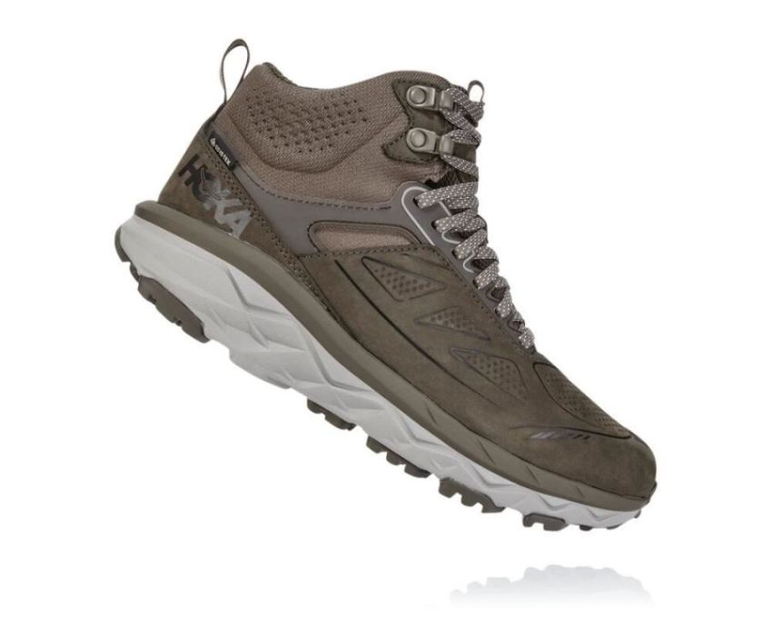 HOKA ONE ONE Challenger Mid GORE-TEX for Women Major Brown / Hea