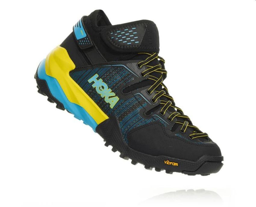 Men's Sky Arkali Hiking Shoe Black / Cyan / Citrus - Click Image to Close