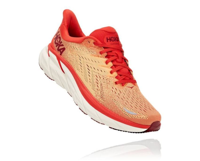 HOKA ONE ONE Clifton 8 for Men Fiesta / Blazing Orange