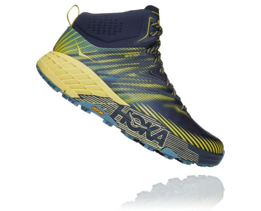 HOKA ONE ONE Speedgoat Mid GORE-TEX 2 for Men Ombre Blue / Blue