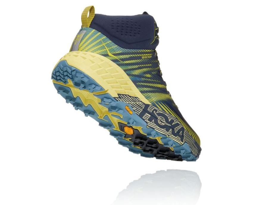 HOKA ONE ONE Speedgoat Mid GORE-TEX 2 for Men Ombre Blue / Blue