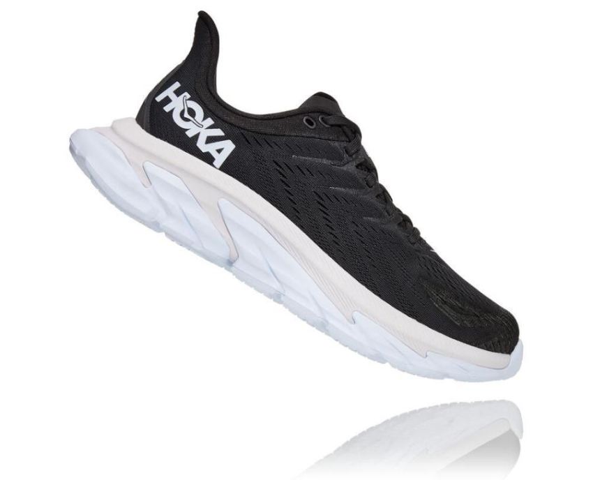 HOKA ONE ONE Clifton Edge for Men Black / White