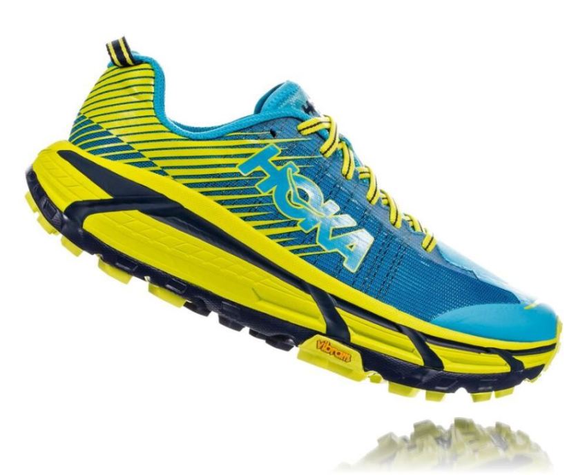 HOKA ONE ONE EVO Mafate 2 for Men Cyan / Citrus