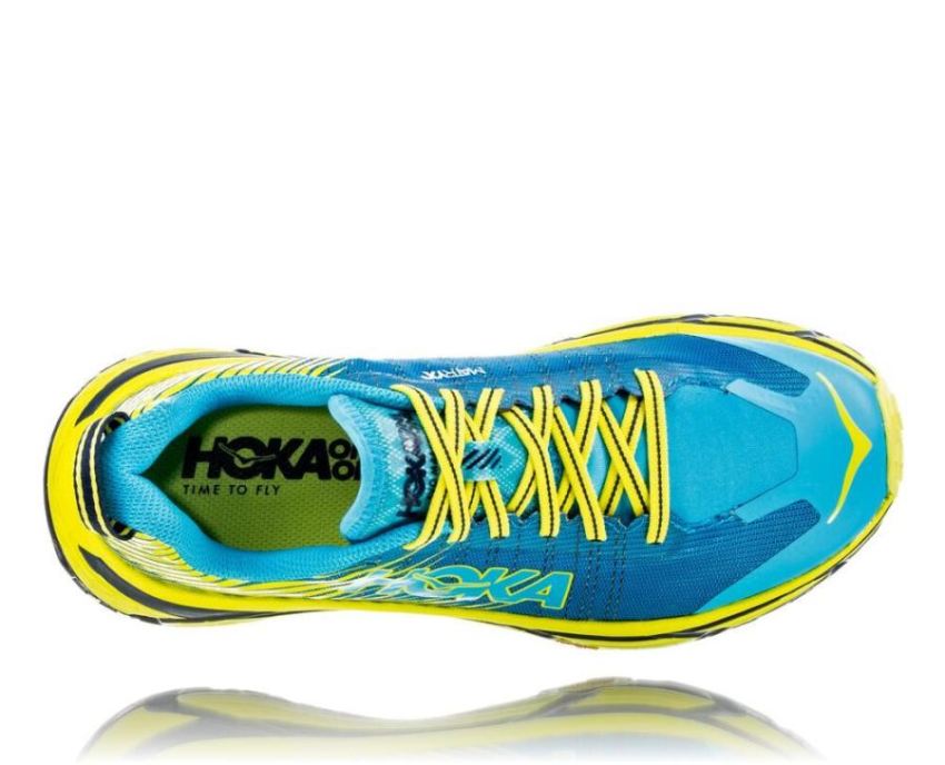 HOKA ONE ONE EVO Mafate 2 for Men Cyan / Citrus