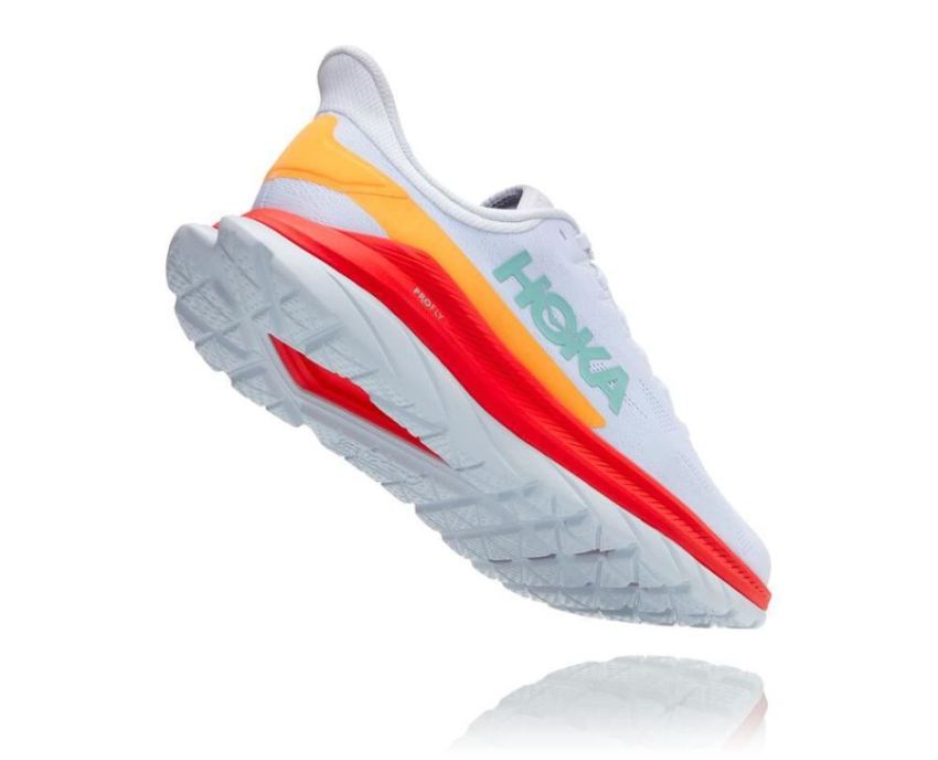 Mach 4 Running Shoe White / Fiesta