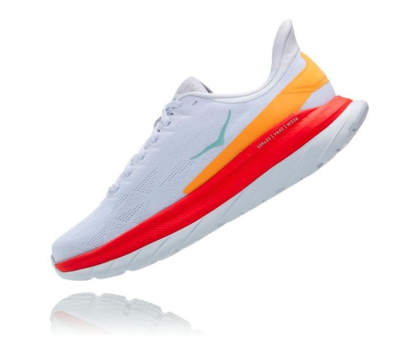 Mach 4 Running Shoe White / Fiesta