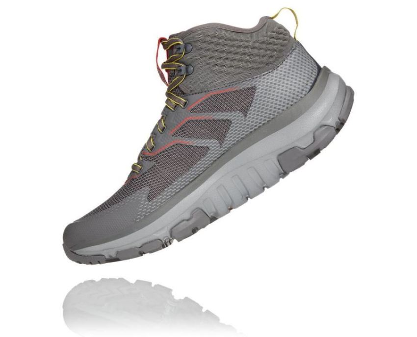 HOKA ONE ONE Toa GORE-TEX for Men Charcoal Gray / Fiesta