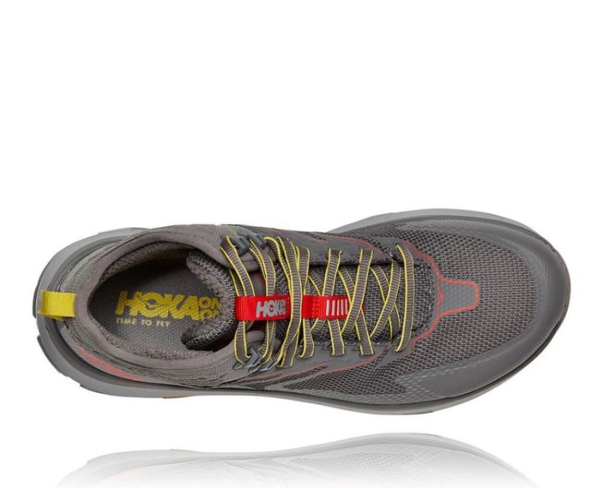 HOKA ONE ONE Toa GORE-TEX for Men Charcoal Gray / Fiesta