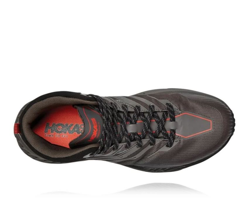 HOKA ONE ONE Speedgoat Mid GORE-TEX 2 for Men Anthracite / Dark