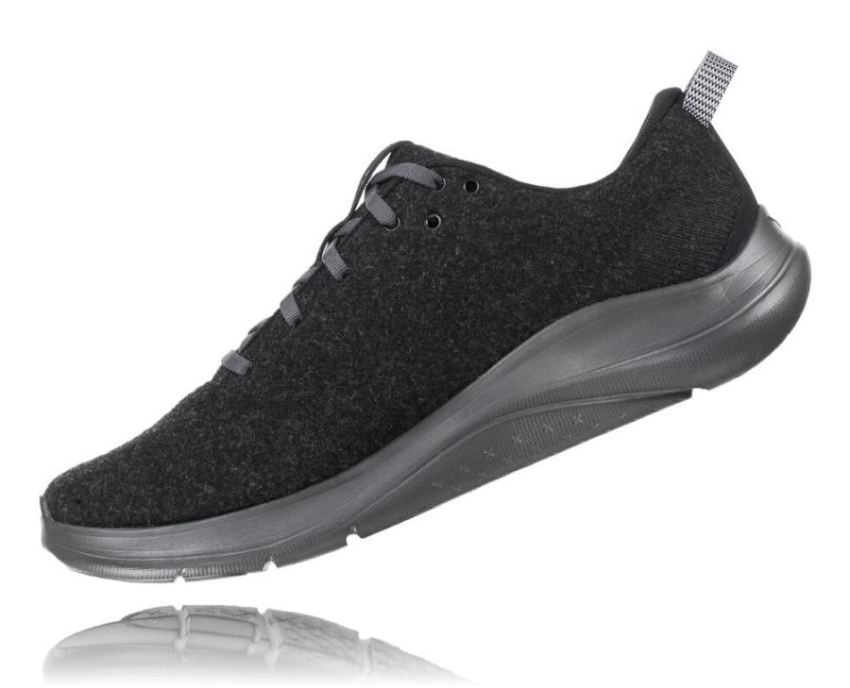 HOKA ONE ONE Hupana Flow Wool for Men Black / Dark Shadow