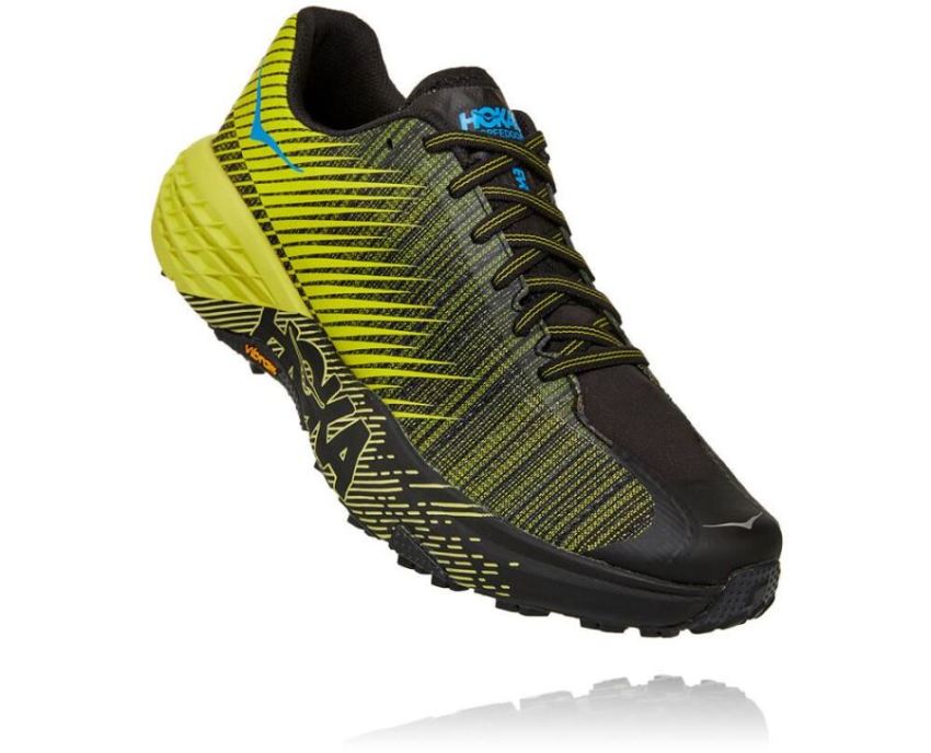 HOKA ONE ONE Evo Speedgoat for Women Citrus / Black - Click Image to Close