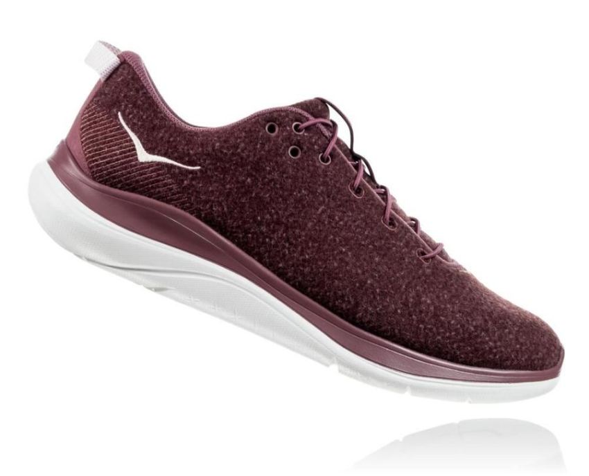 HOKA ONE ONE Hupana Flow Wool for Women Rose Brown / Evening San