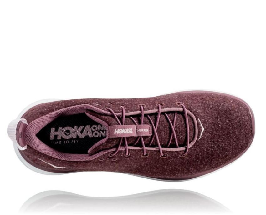 HOKA ONE ONE Hupana Flow Wool for Women Rose Brown / Evening San