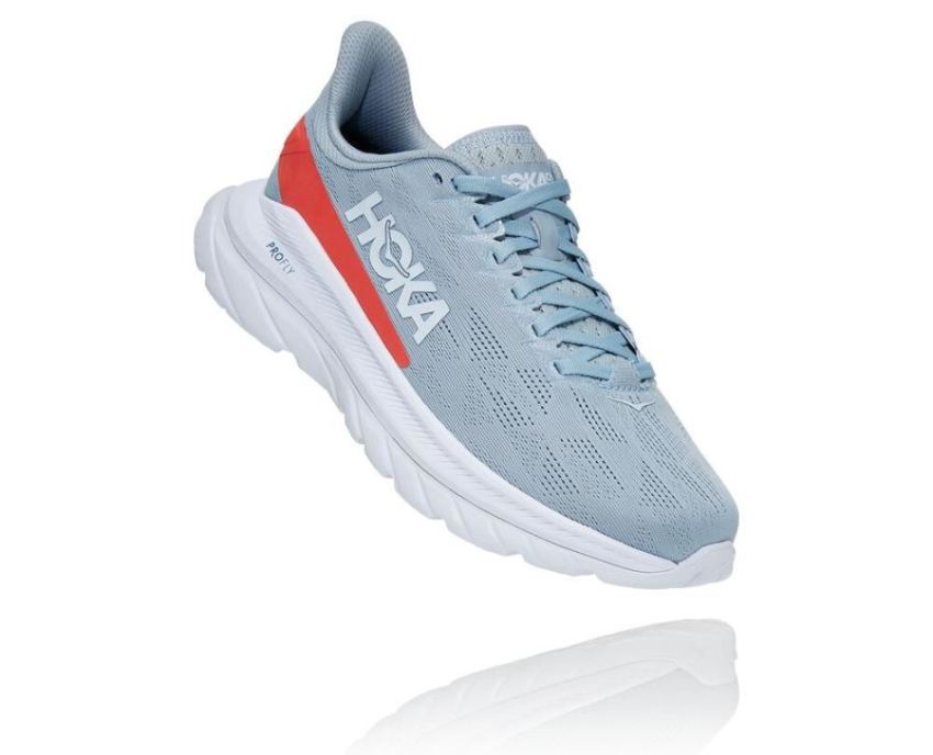 Mach 4 Running Shoe Blue Fog / Hot Coral - Click Image to Close