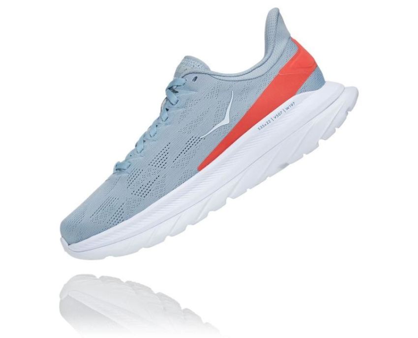 Mach 4 Running Shoe Blue Fog / Hot Coral