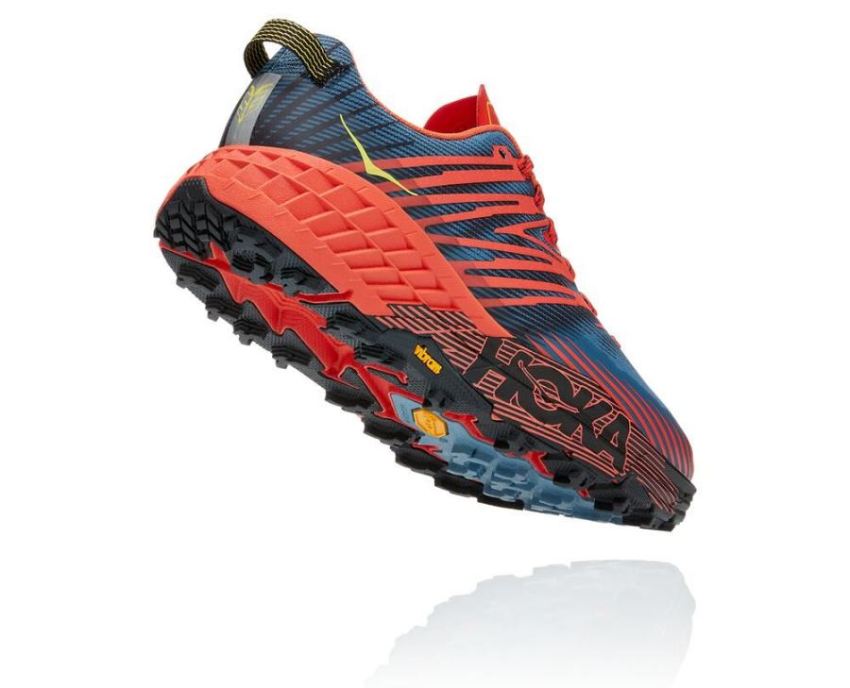 HOKA ONE ONE Speedgoat 4 for Men Fiesta / Provincial Blue