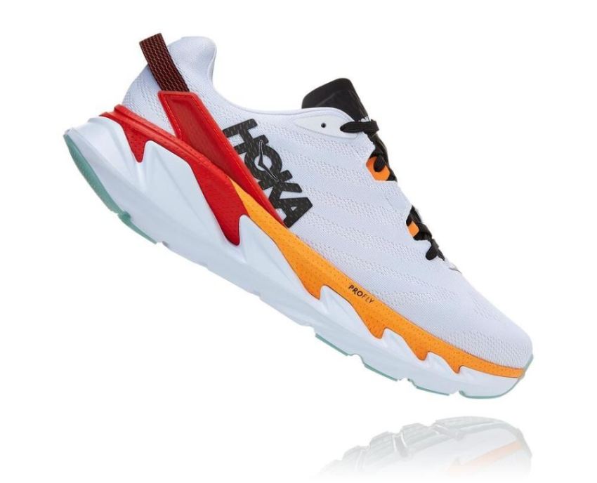 HOKA ONE ONE Elevon 2 for Men White / Blazing Orange