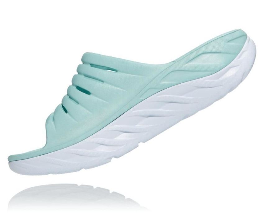 Women's ORA Recovery Slide 2 Eggshell Blue / White