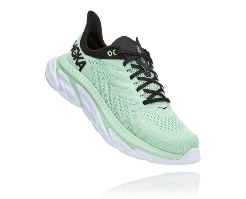 HOKA ONE ONE Clifton Edge for Men Green Ash / Outer Space - Click Image to Close