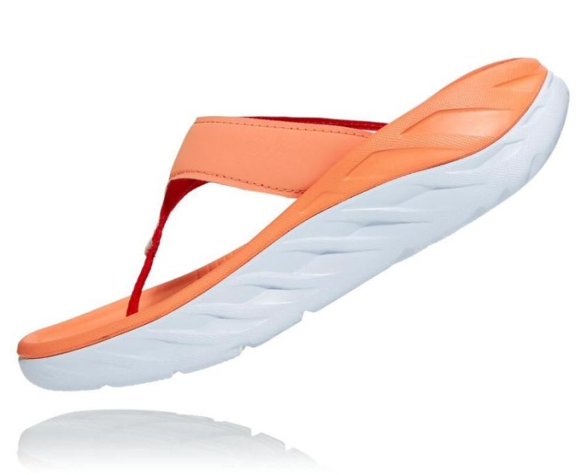 HOKA ONE ONE ORA Recovery Flip for Women Cantaloupe / Fiesta