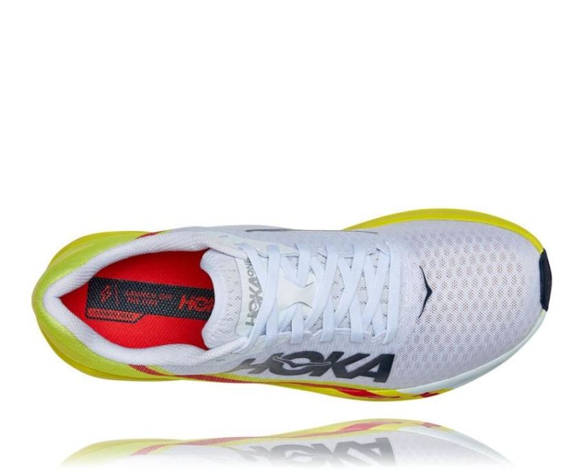 Rocket X All Gender Running Shoe White / Evening Primrose