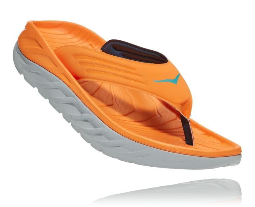 Men's ORA Recovery Flip 2 Blazing Orange / Lunar Rock - Click Image to Close