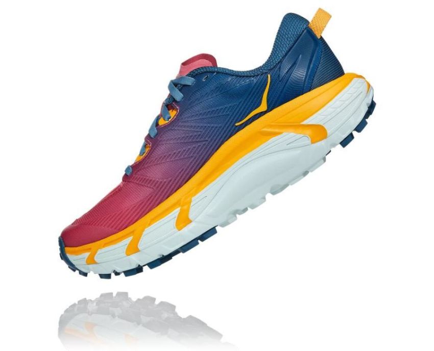 HOKA ONE ONE Mafate Speed 3 for Women Moroccan Blue / Saffron