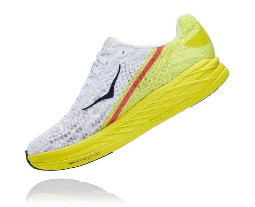 Rocket X All Gender Running Shoe White / Evening Primrose