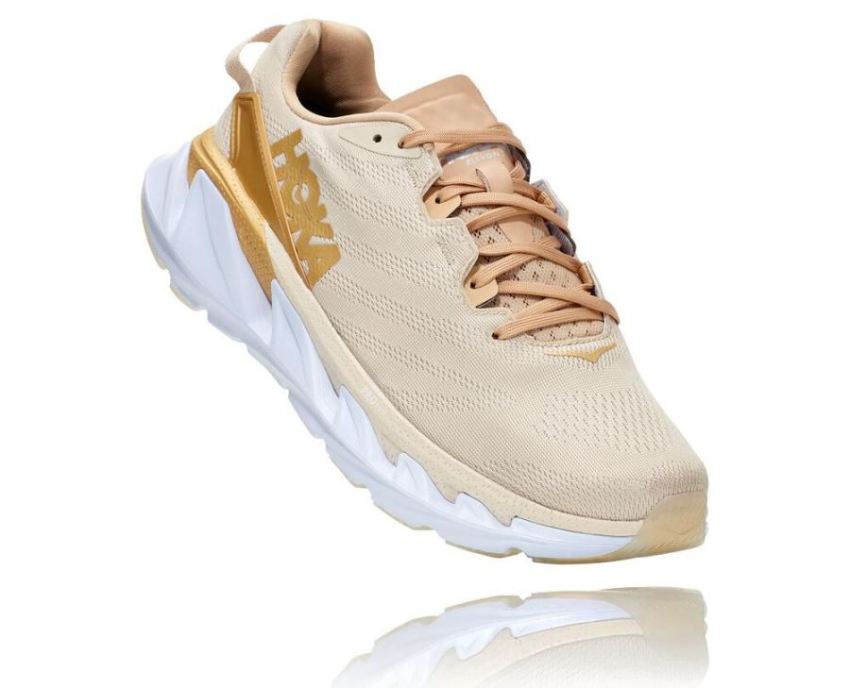 HOKA ONE ONE Elevon 2 for Men Almond Milk / White - Click Image to Close