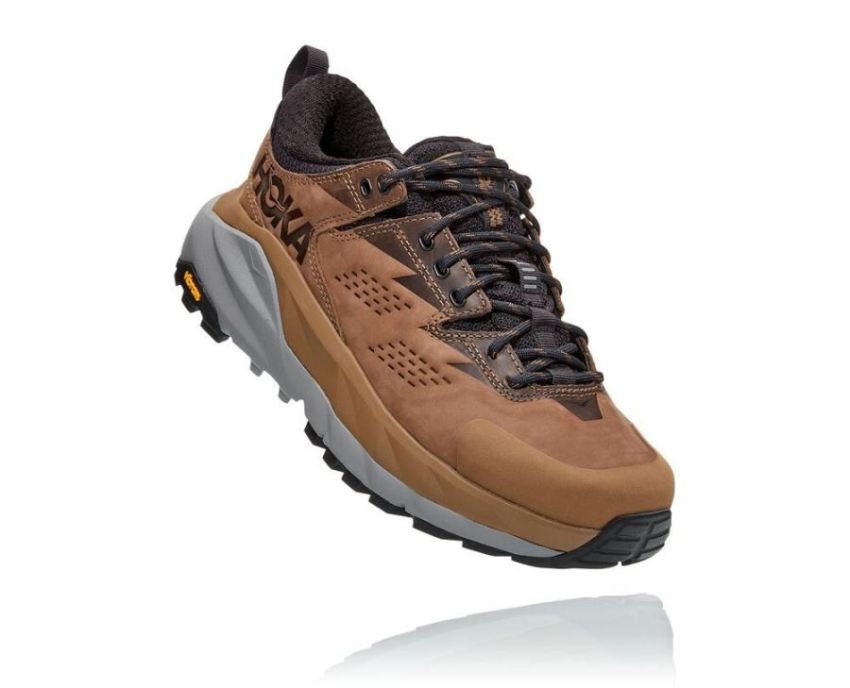 HOKA ONE ONE Kaha Low GORE-TEX for Women Otter / Black - Click Image to Close
