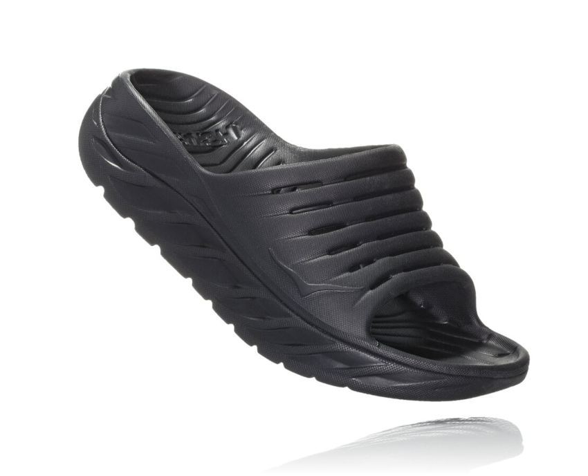 MENS ORA RECOVERY SLIDE BLACK / BLACK - Click Image to Close