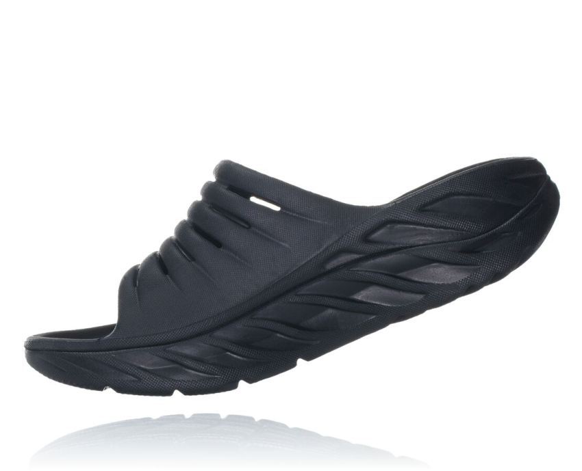 MENS ORA RECOVERY SLIDE BLACK / BLACK