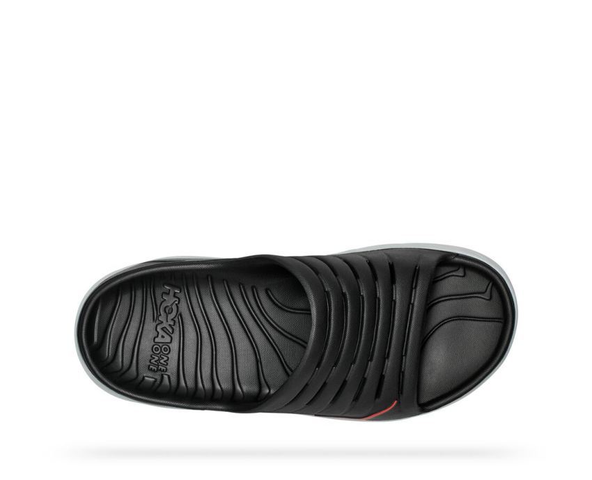 MENS ORA RECOVERY SLIDE BLACK / FIESTA - Click Image to Close