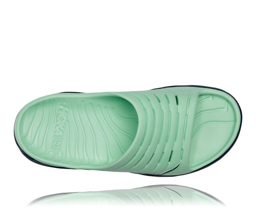 MENS ORA RECOVERY SLIDE GREEN ASH / OUTER SPACE - Click Image to Close