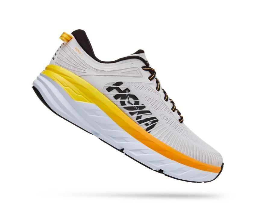 MENS BONDI 7 NIMBUS CLOUD / RADIANT YELLOW - Click Image to Close