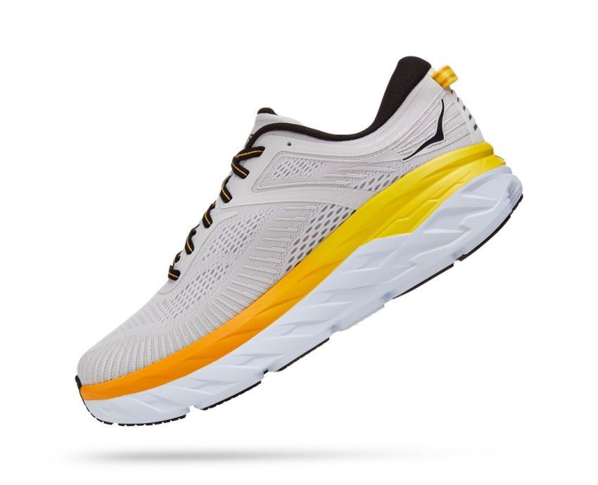 MENS BONDI 7 NIMBUS CLOUD / RADIANT YELLOW - Click Image to Close