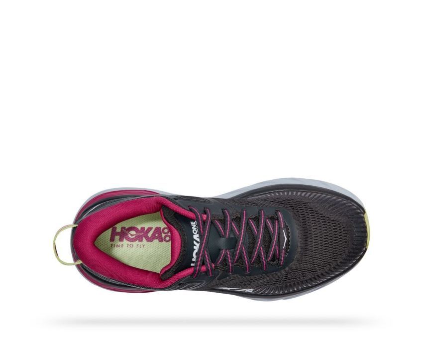 WOMENS BONDI 7 BLUE GRAPHITE / FESTIVAL FUCHSIA - Click Image to Close