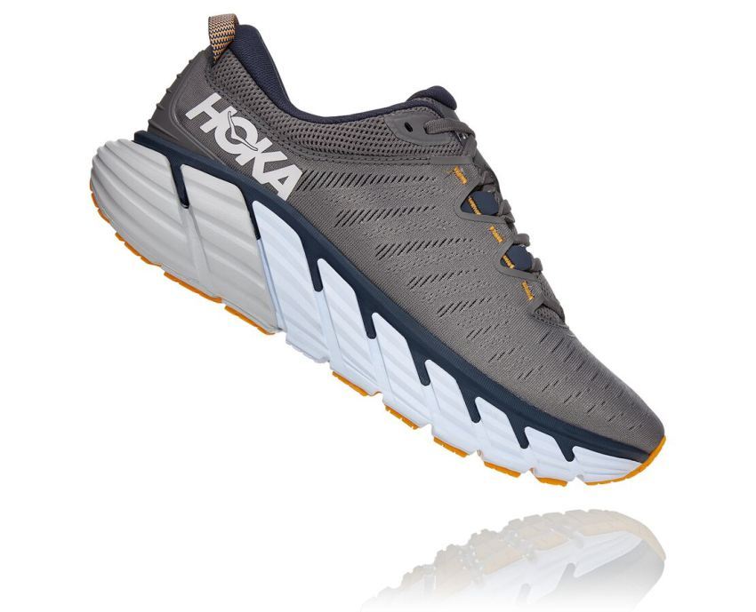 MENS GAVIOTA 3 CHARCOAL GRAY / OMBRE BLUE - Click Image to Close