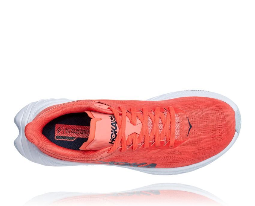 WOMENS CARBON X 2 HOT CORAL / BLACK IRIS