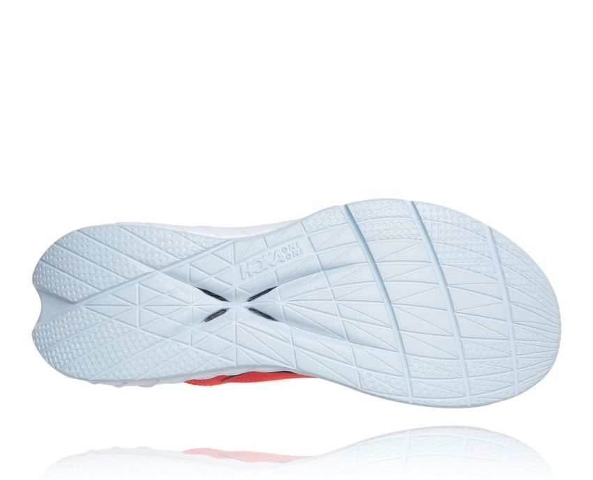 WOMENS CARBON X 2 HOT CORAL / BLACK IRIS - Click Image to Close