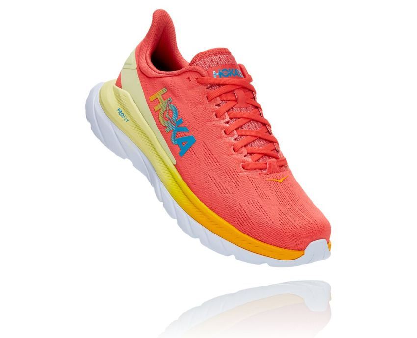 MENS MACH 4 HOT CORAL / SAFFRON