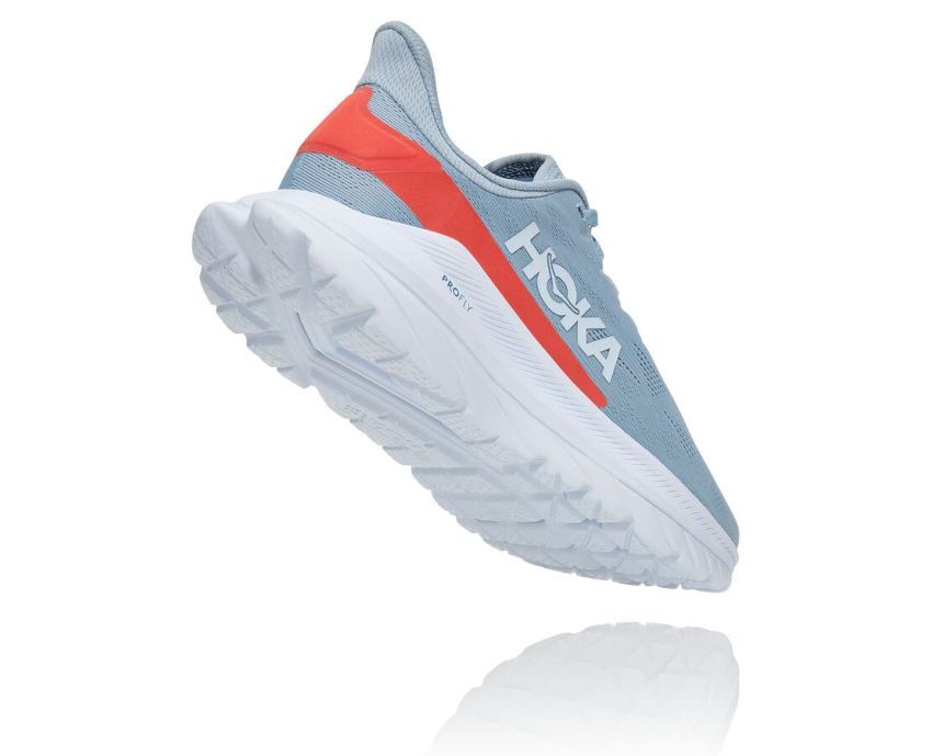WOMENS MACH 4 BLUE FOG / HOT CORAL - Click Image to Close