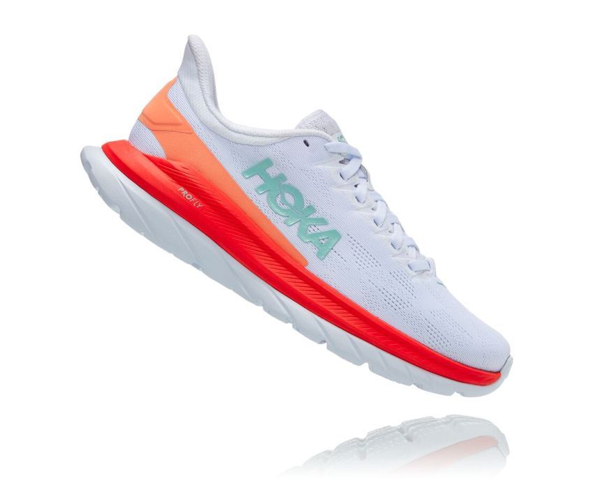 WOMENS MACH 4 WHITE / FIESTA - Click Image to Close